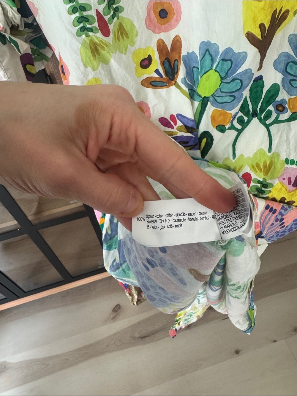 Zara floral poplin shirt maxi dress midi long sleeve colorful SS24 blogger fav - Picture 16 of 16